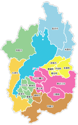 滋賀県略図