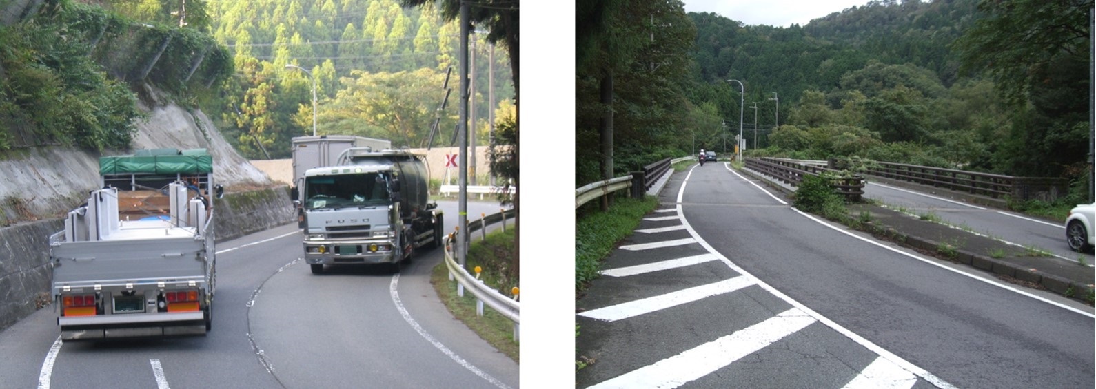 現道の状況