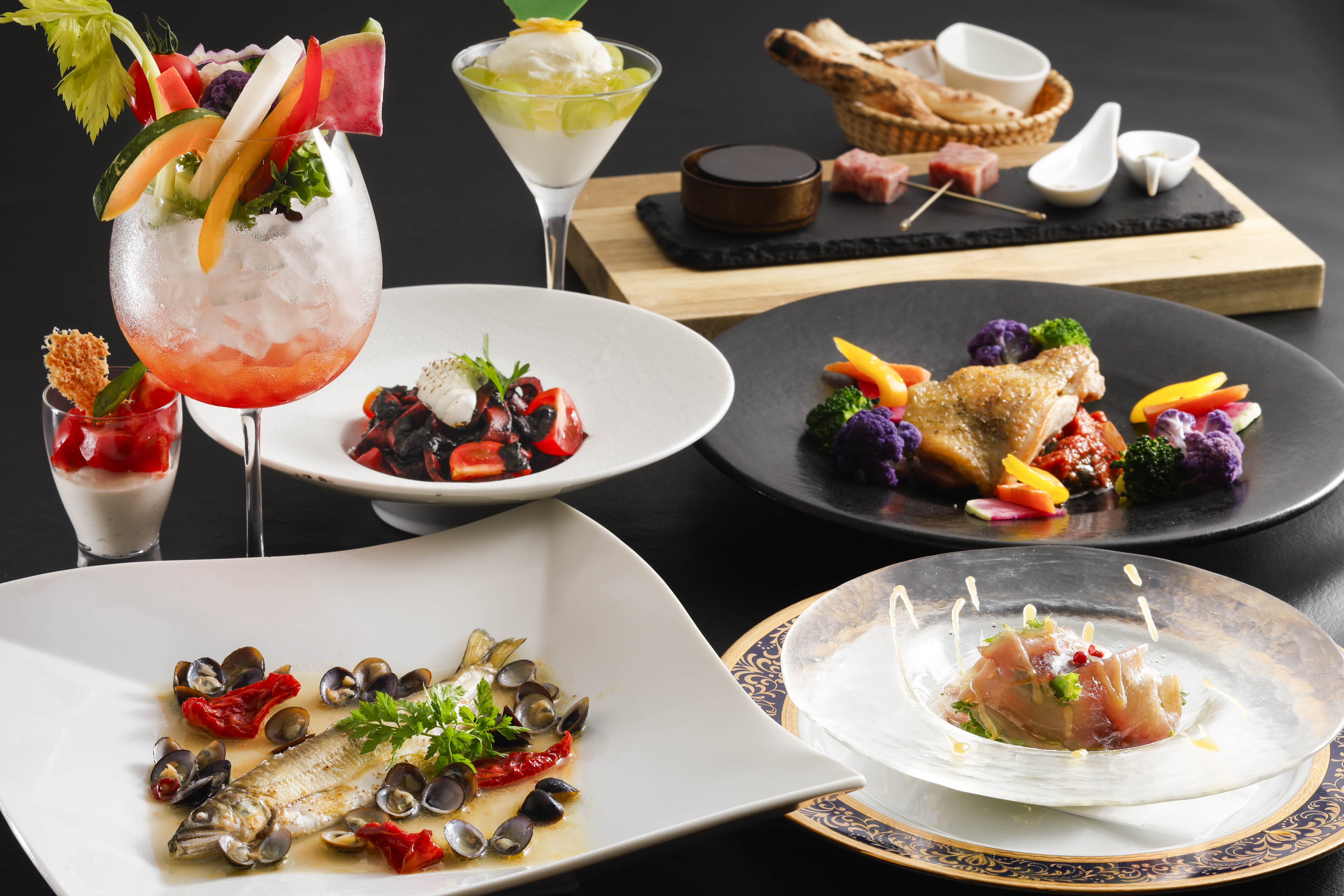 BIWAKOコースの画像、Trattoria DELA MELAホームページへのリンク