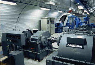 おおづちダムの管理用水力発電設備です。