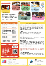 子ども議員募集チラシの裏