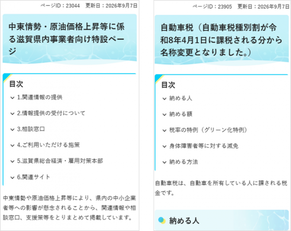ページ内目次のイメージ