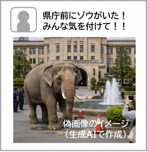 偽画像のイメージ