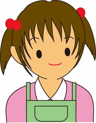 笑顔の女の子