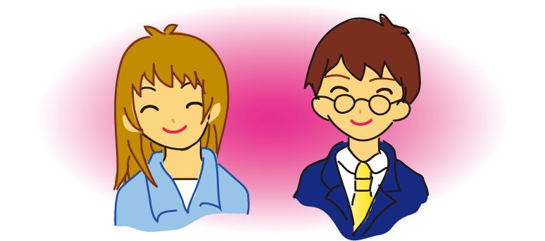 笑顔の夫婦1