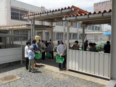フレッシュ503での販売の様子です。