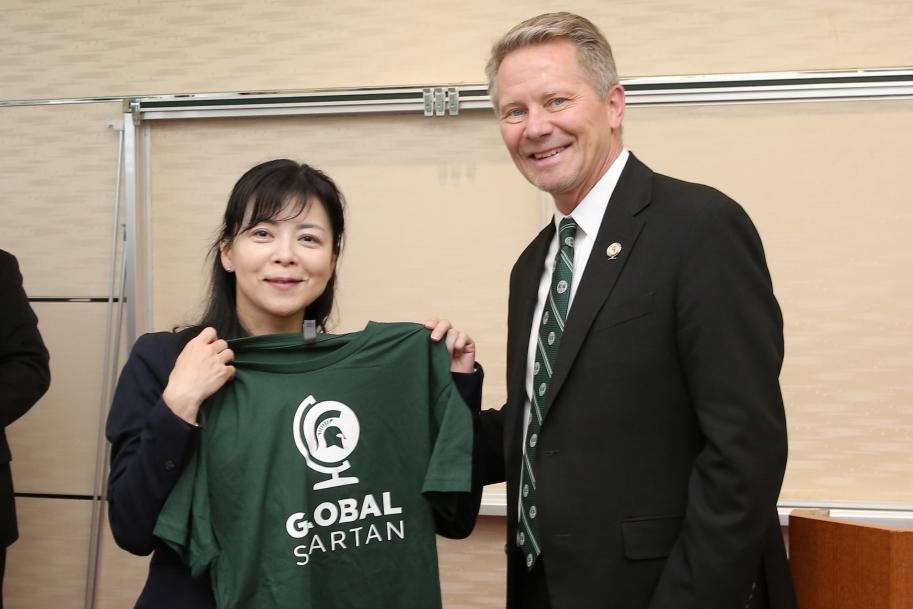 ミシガン州立大学学長来日歓迎会