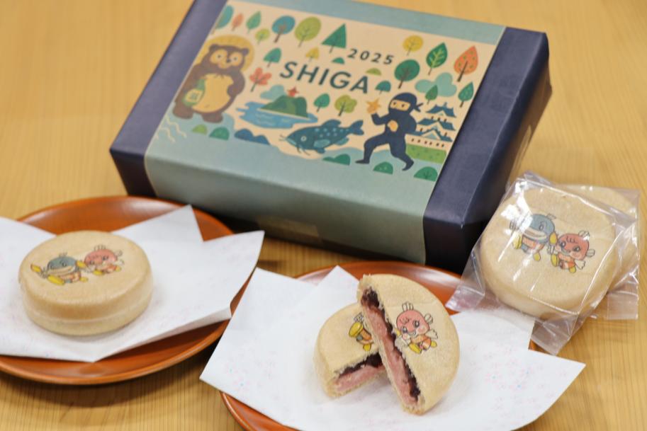 「みおしずく」を使った最中