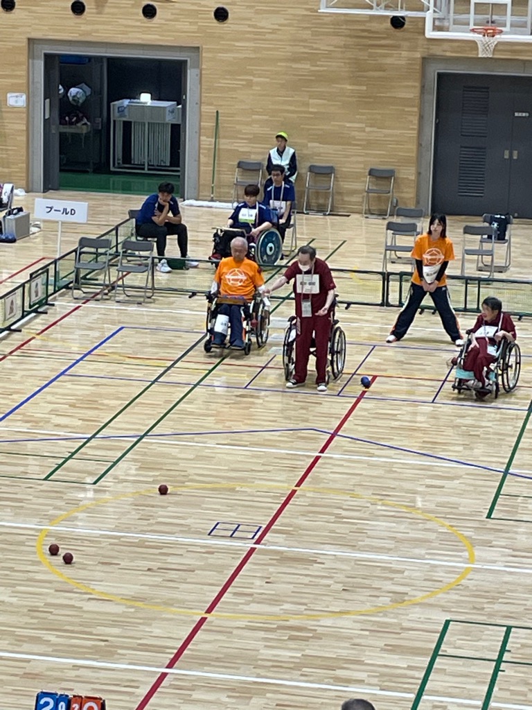ボッチャ試合の様子1