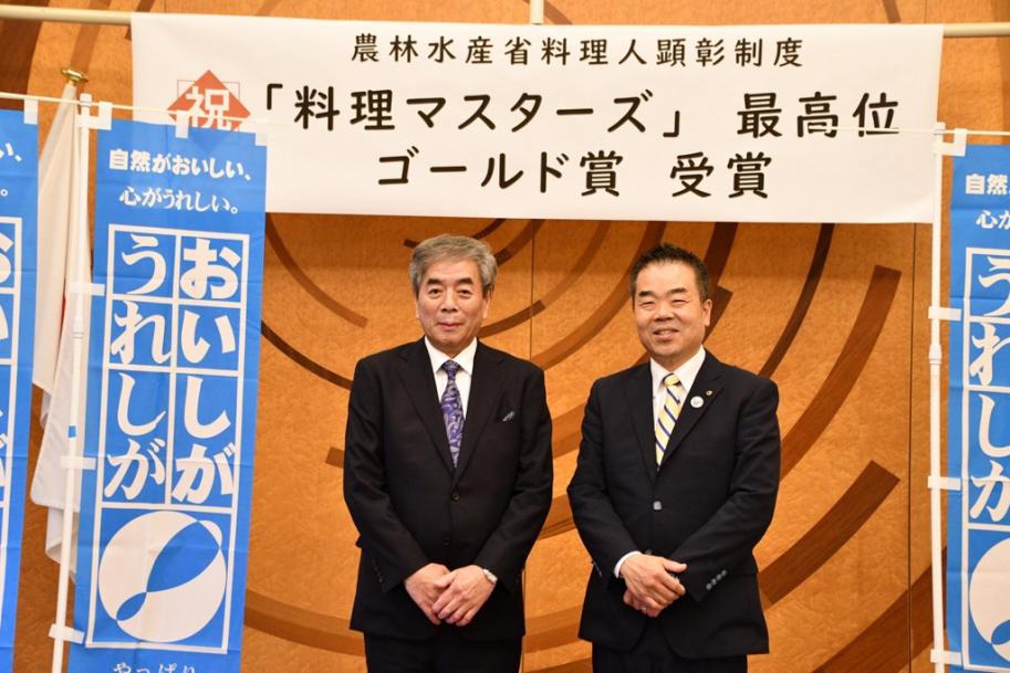徳山浩明氏と三日月知事