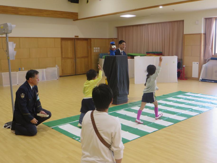 きのもと認定こども園の交通安全教室の様子2