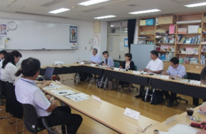 ふれあい教育対談の様子やまびこ教室