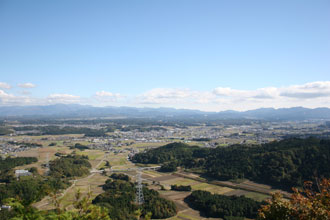 写真:甲賀市の展望(庚申山)