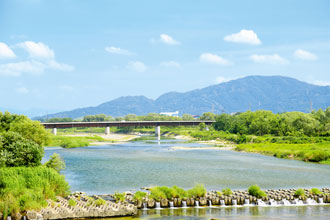 写真:野洲川