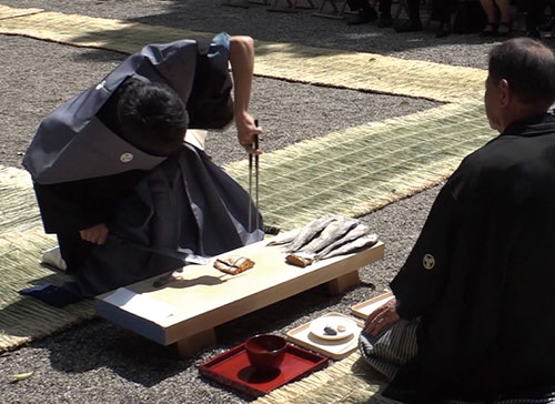 Sushi-kiri festival photos