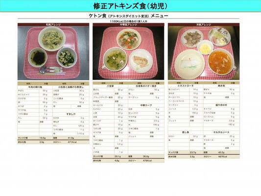修正アトキンズ食(幼児)