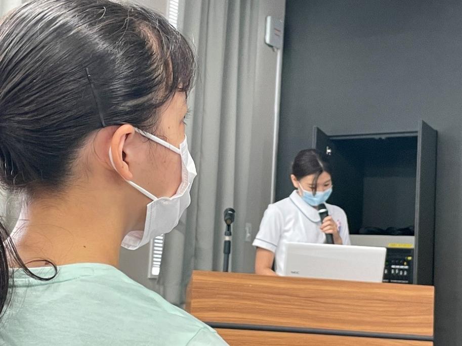 高校生1日看護体験の様子1
