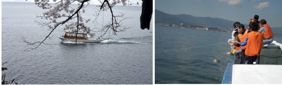 湖上タクシーで琵琶湖をめぐるの写真