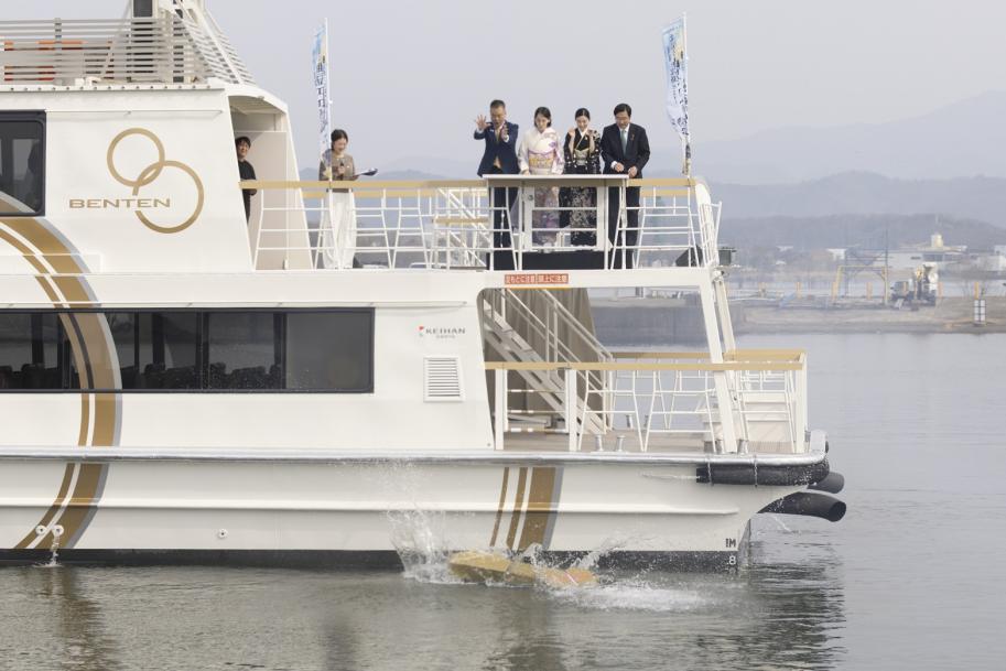 春の北びわ湖観光開きの様子2