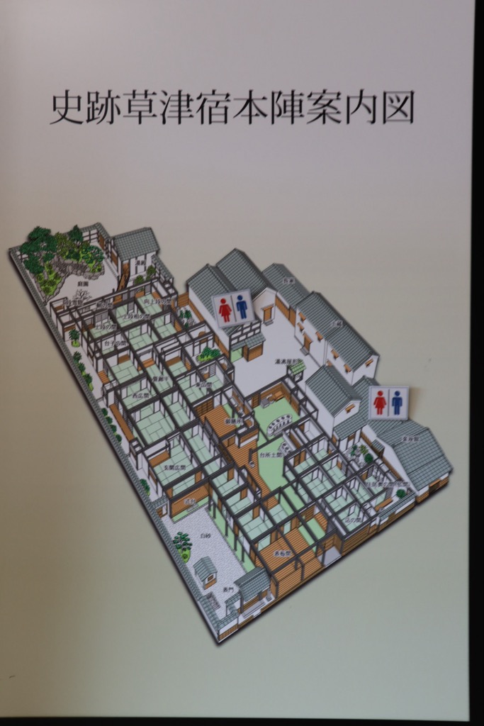史跡草津宿本陣案内図