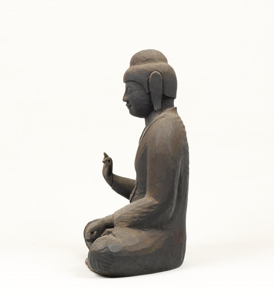 木造阿弥陀如来坐像の画像_側面2
