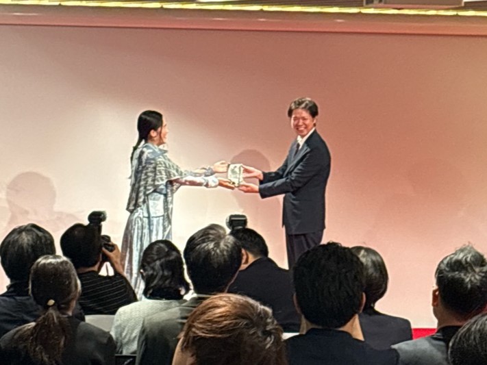 授賞式の様子