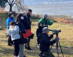 野鳥観察会の写真