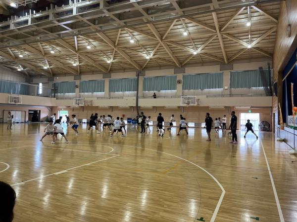 バスケットボール教室の様子