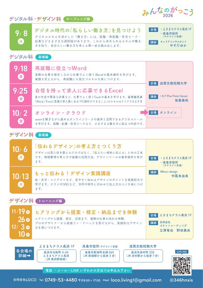 IT基礎スキル向上事業チラシ(裏)