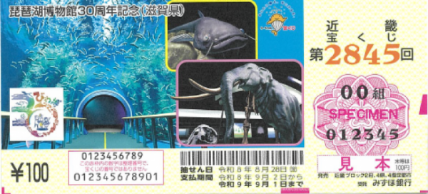 宝くじ見本