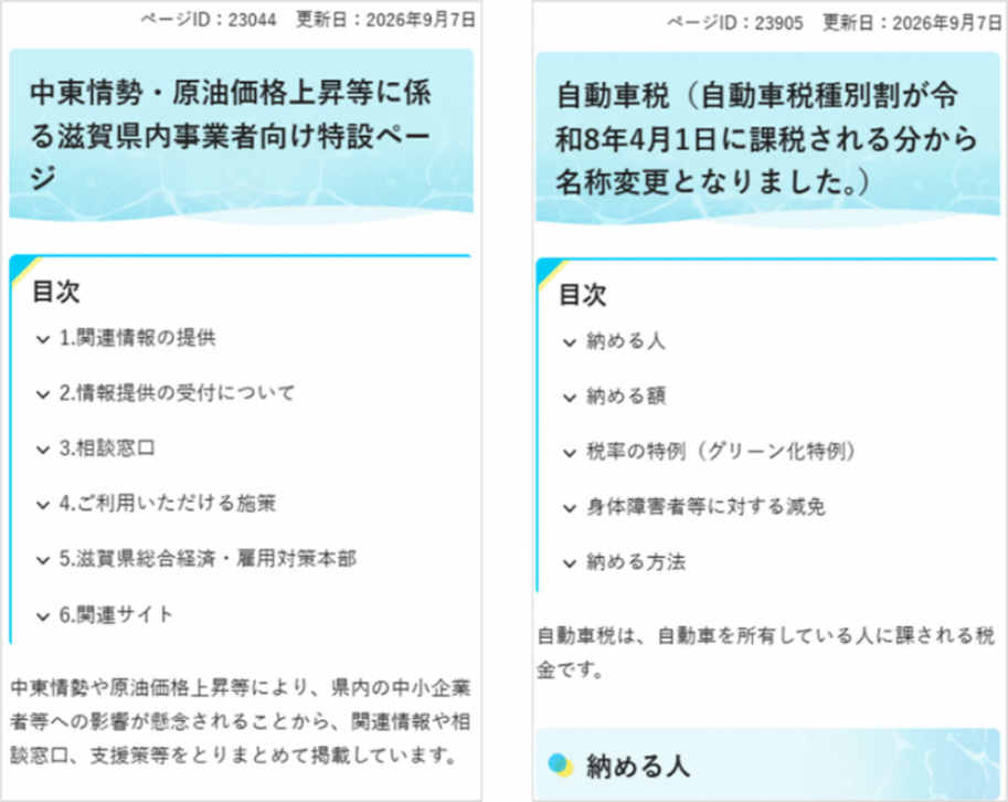 ページ内目次のイメージ
