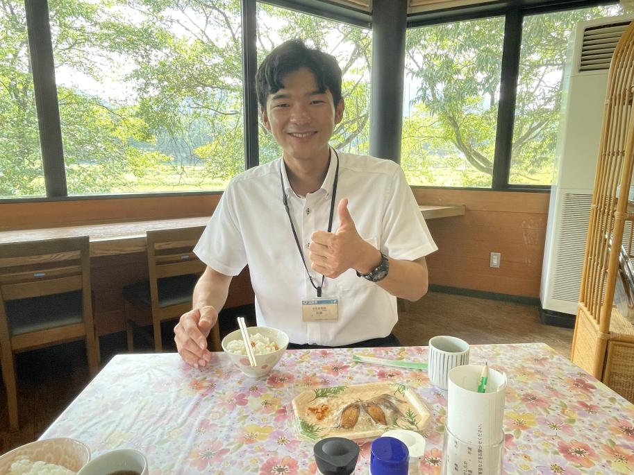 実食の様子