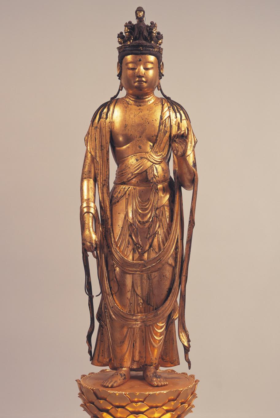 重要文化財　誓光寺　十一面観音立像