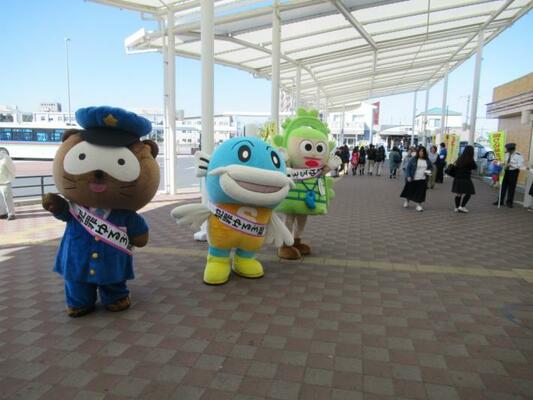 ゆる3(さん)防犯キャンペーン啓発 南部地域(野洲市)の様子2