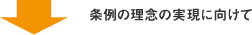 条例の理念の実現に向けて