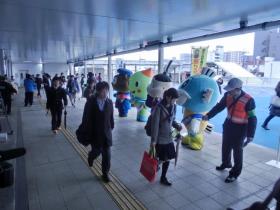 大津地域ゆる3プロジェクト防犯キャンペーン(平成27年オープニング啓発)の様子2