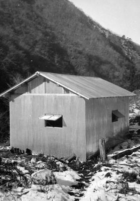 作業小屋の写真