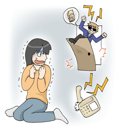 ヤミ金融イメージイラスト