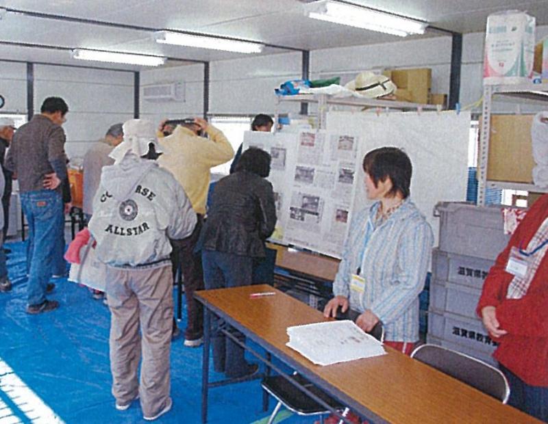 遺構展示説明状況