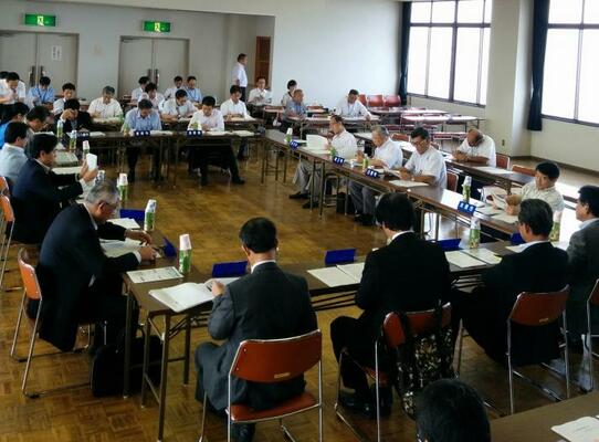 第1回首長会議の様子