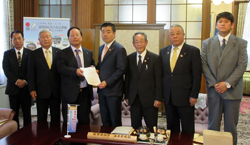 町村議会議長会の皆様と面会