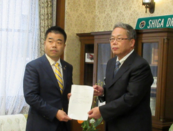 「滋賀県スポーツ推進計画の在り方について」の答申を受領