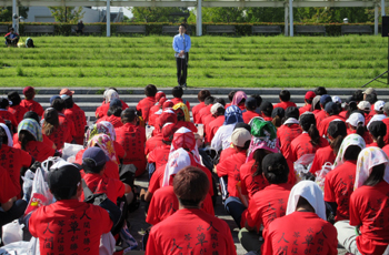 琵琶湖外来水生植物除去大作戦2017開会式出席