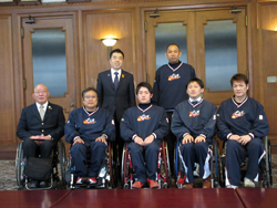 第45回記念日本車椅子バスケットボール選手権大会に出場される、「LAKE SHIGA BBC」の選手の皆さん