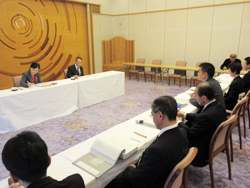 公明党滋賀県議団との政策協議会に出席