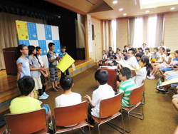 「知事と話そう！小学生サミット」に出席