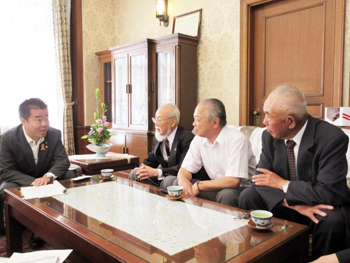 滋賀県グラウンド・ゴルフ協会の来訪