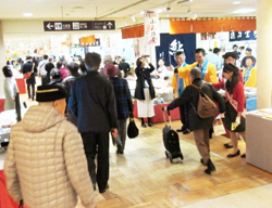 物産展の様子