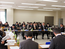 滋賀県首長会議に出席