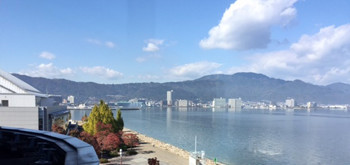 琵琶湖岸の風景